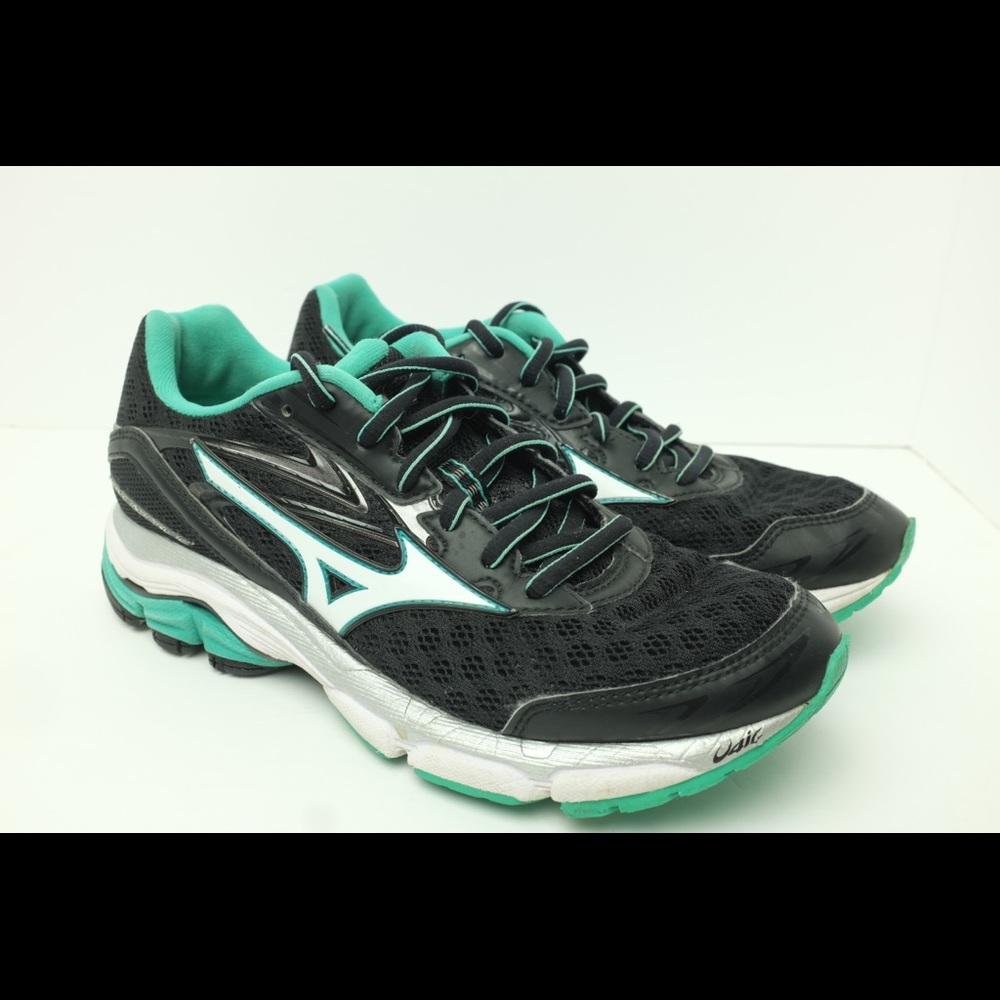 Mizuno Wave Inspire 12  Black Teal Running Shoes